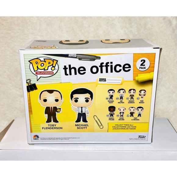 Funko Pop! Vinyl: The Office - 2 Pack - Toby vs Michael Vaulted Vinyl Figures - Picture 3 of 5